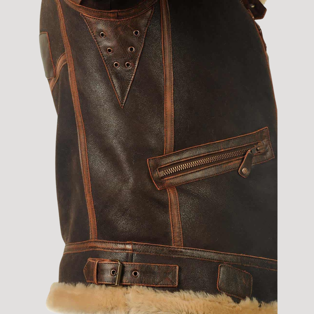 Remigiusz | Ciepła kurtka pilotka