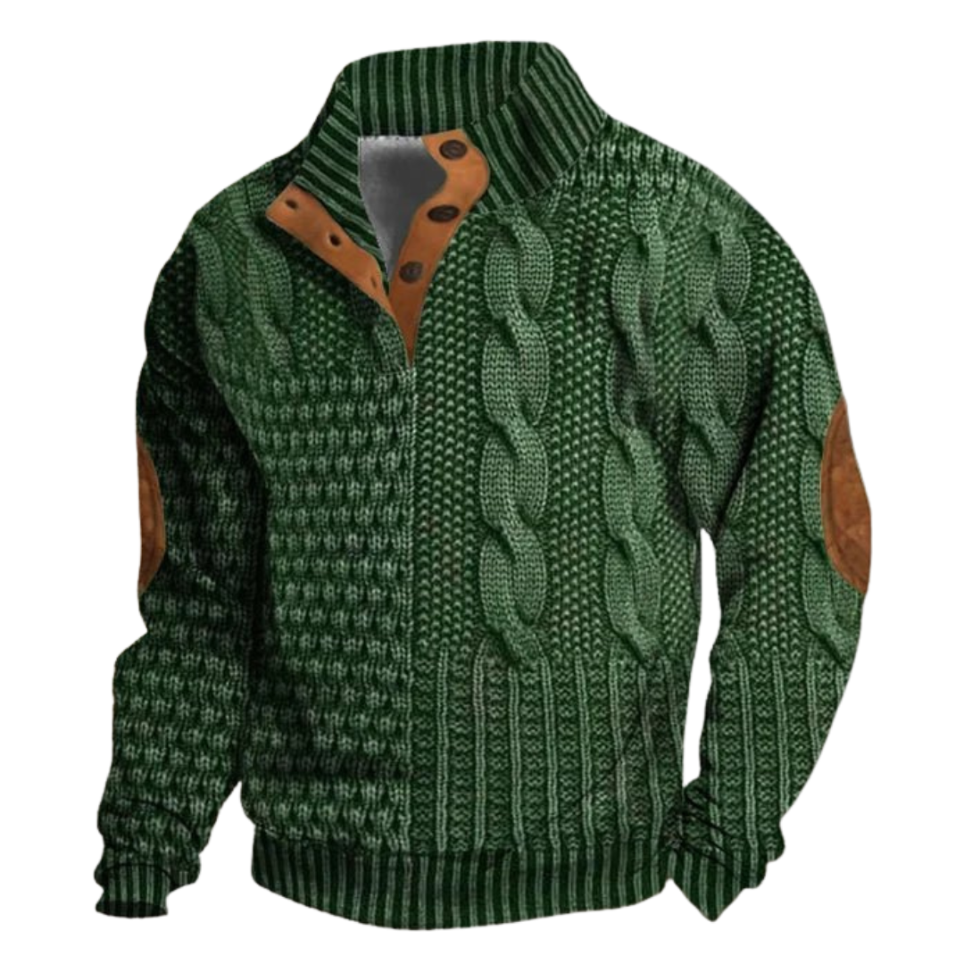 Grzegorz | Sweter z Nadrukiem Vintage