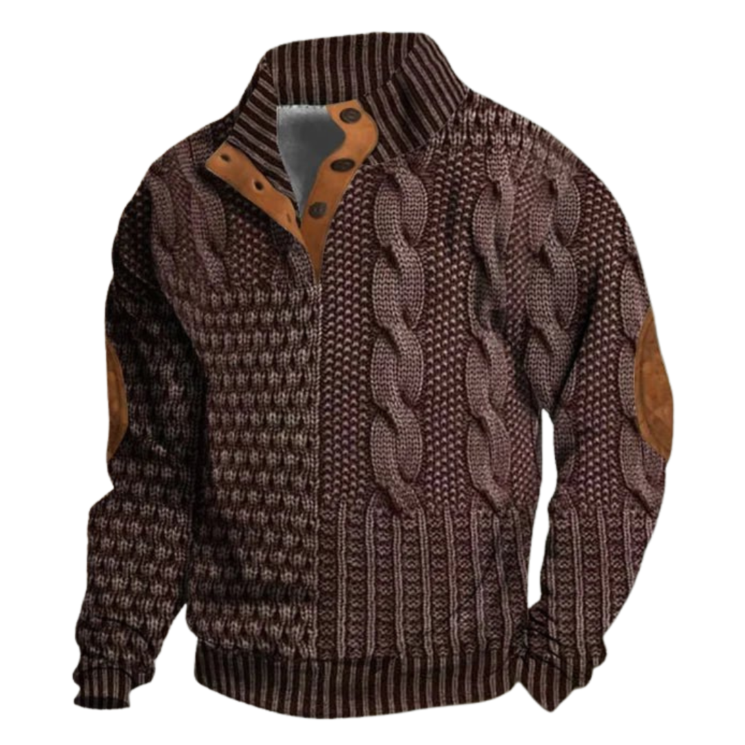 Grzegorz | Sweter z Nadrukiem Vintage