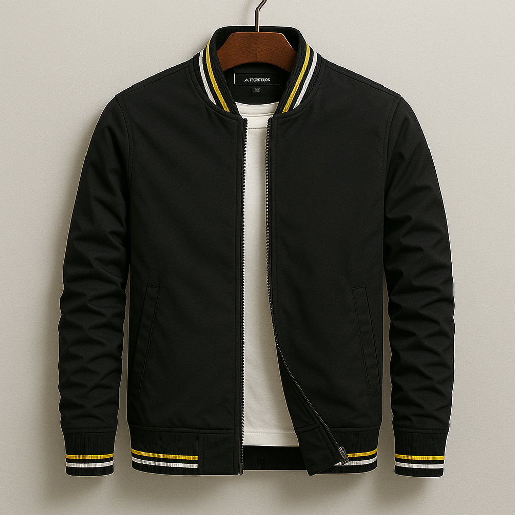 Morin | Stylowa kurtka bomber w paski