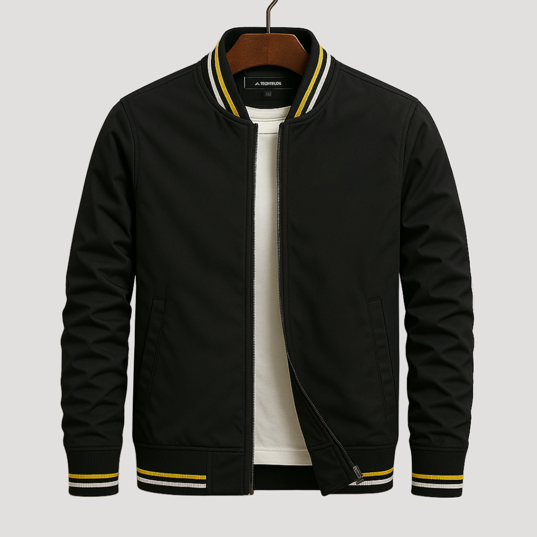 Morin | Stylowa kurtka bomber w paski