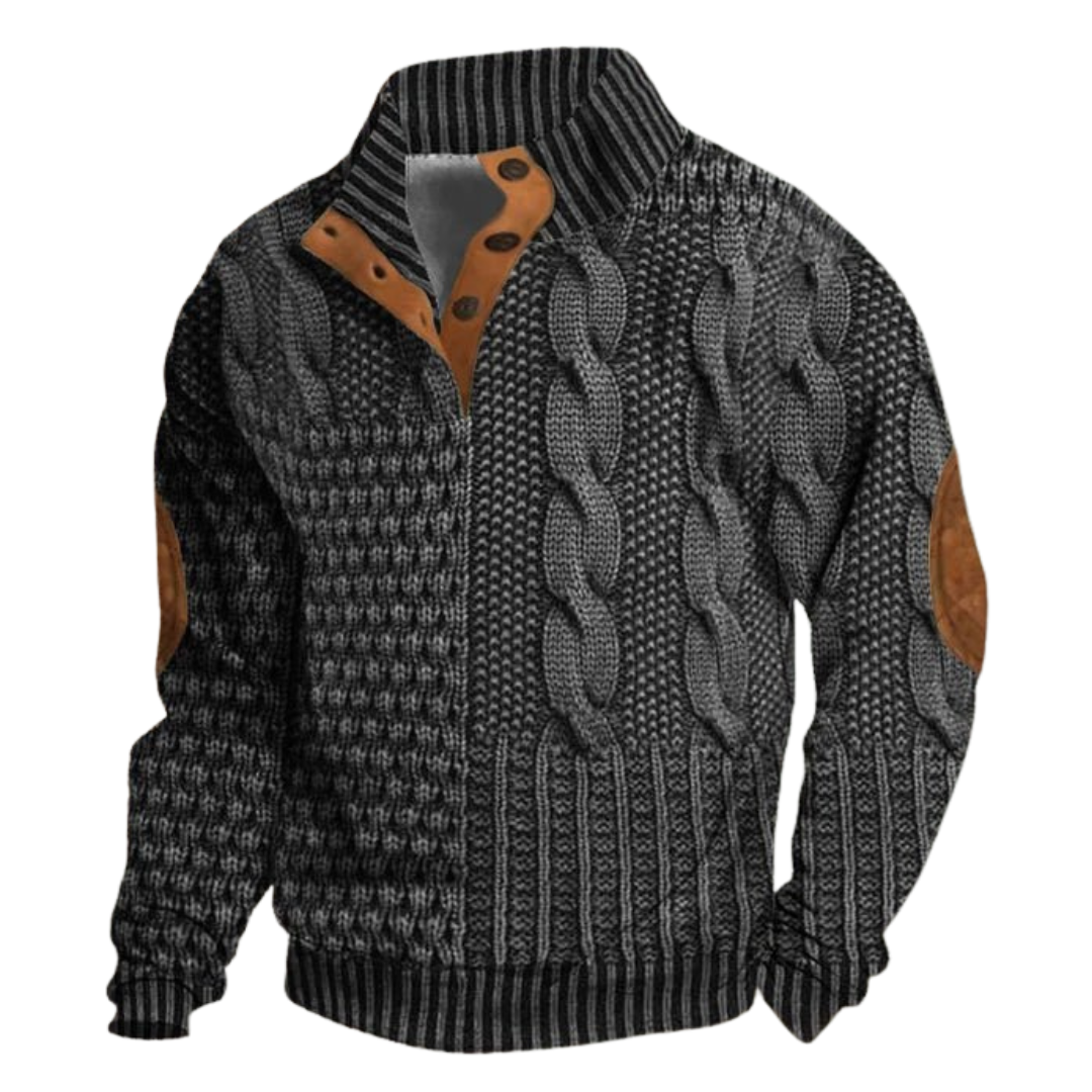 Grzegorz | Sweter z Nadrukiem Vintage