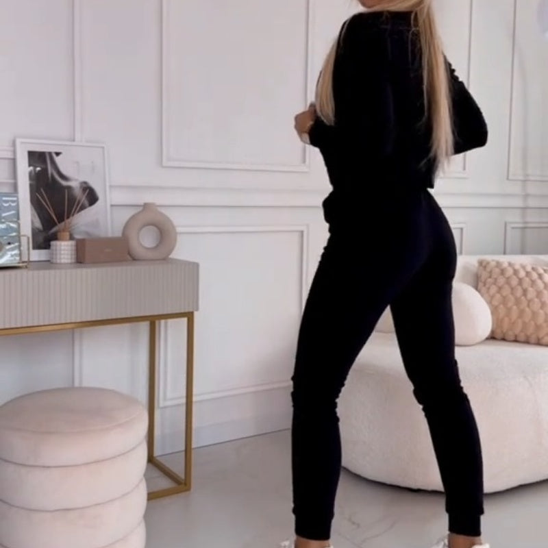 Belle - Damskie 3-częściowe dresy zapinane na zamek